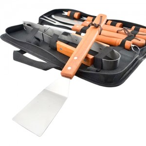 Hot Selling 9 PCS Bag Packing BBQ Kit