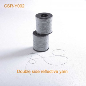 CSR-Y002 Double side reflective yarn for knitting