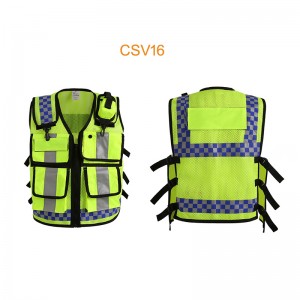 High Quality High Visibility Safety Vest/Workwear for Mechanic/Black Safety Vest