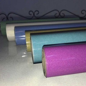 Colorful reflective heat transfer htv vinyl for clothing